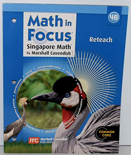 Math in Focus: Singapore Math Reteach Workbook Grade 4 Book B