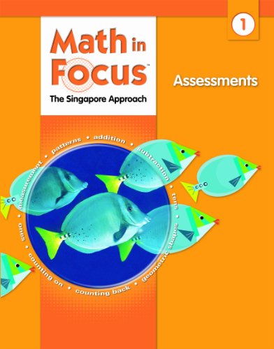 Houghton Mifflin Harcourt Math in Focus Assessments Grade 1