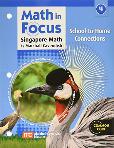 Math in Focus: Singapore Math School-to-Home Connections Grade 4