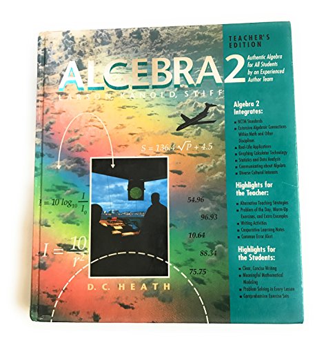 Algebra 2, Teacher's Edition Ron Larson