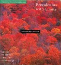 Interactive Precalculus with Limits : A Graphing Approach, Teacher's Edition [Hardcover] Robert E Larson; Robert P Hostetler; Bruce H Edwards and David E Heyd