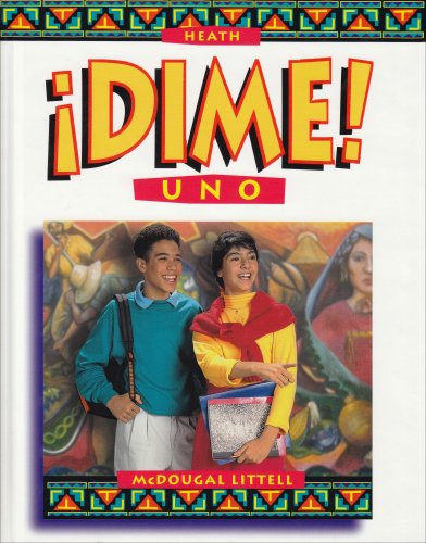 Dime Uno MCDOUGAL LITTEL