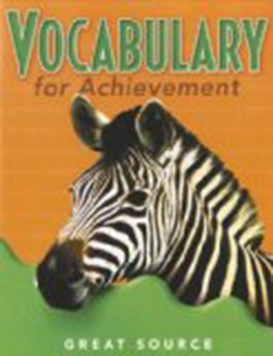 Great Source Vocabulary for Achievement Student Edition Grade 5  2000