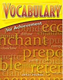 Great Source Vocabulary for Achievement Student Edition Grade 12 SixthCourse 2006