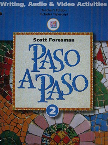 Paso a Paso 2: Writing, Audio, & Video Activities [Paperback] HarperCollins