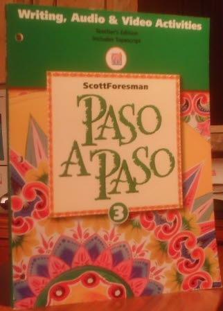 Paso A Paso 3 Writing Audio & Video Activities Teacher's Edition [Paperback] Darius