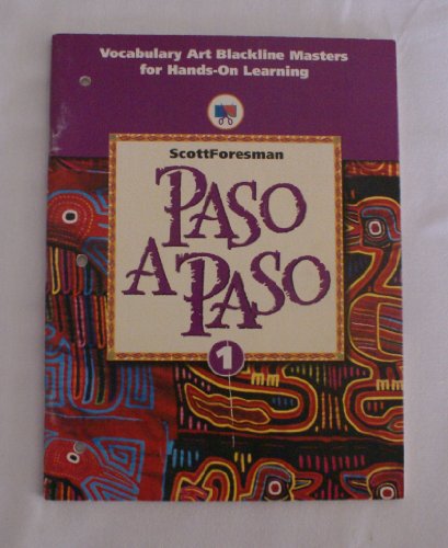 Paso A Paso 1: Vocabulary Art Blackline Masters [Paperback] Scott Foresman