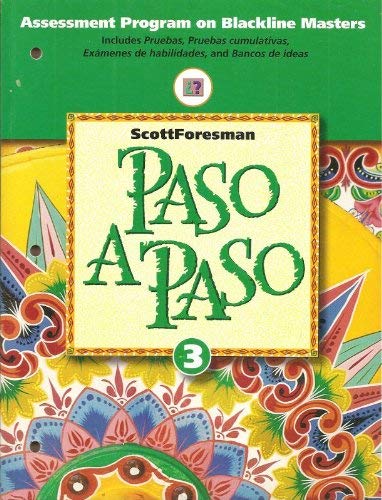 Paso A Paso 3: Assessment Program on Blackline Masters [Paperback] Margaret Juanita Azevedo