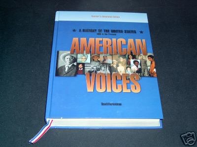 American Voices (A History of the United States, Part I - with Teacher's Indroduction and Unit 1) [Hardcover] Scott Foresman