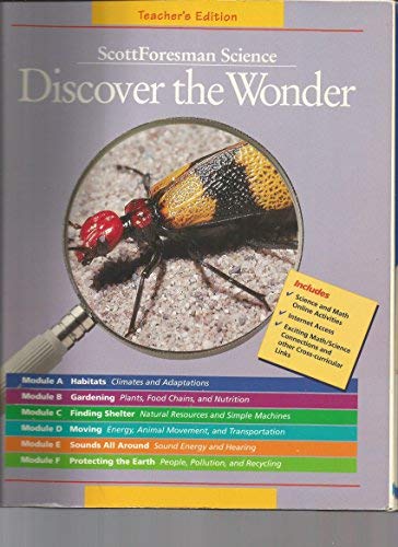 Teacher's Edition: Discover the Wonder: ScottForesman Science Grade 3 [Unknown Binding] Dr. Linda Berne