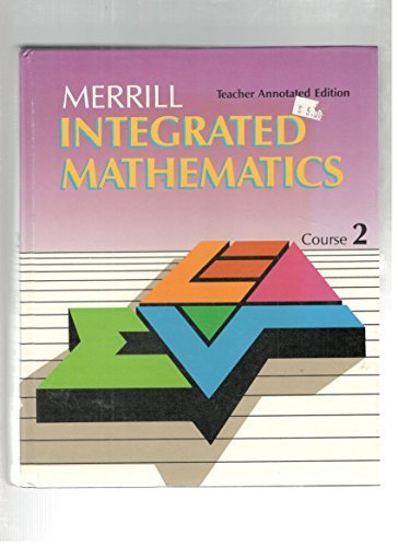 Merrill Integrated Mathematics Course 2 [Hardcover] et al Richard Klutch