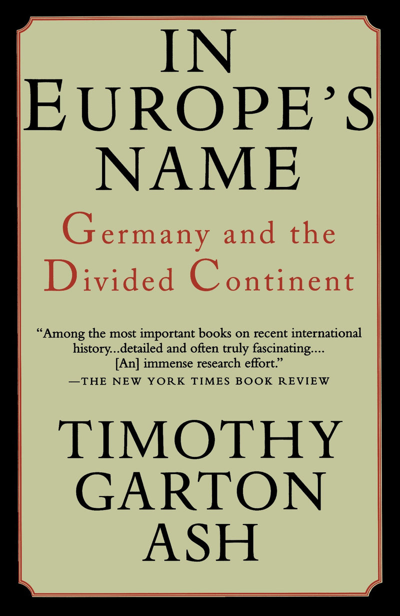 In Europe's Name