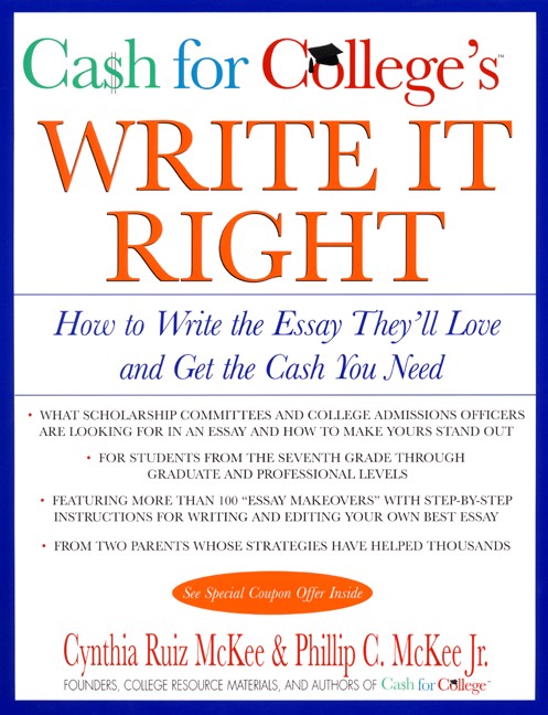 CASH for COLLEGE'S Write It Right