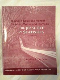 The Practice of Statistics Teacher's Solution Manual Bradley A. Hartlaub