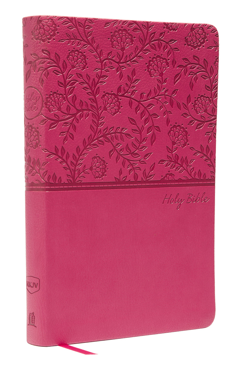NKJV, Value Thinline Bible, Pink Leathersoft, Red Letter, Comfort Print: Holy Bible, New King James Version
