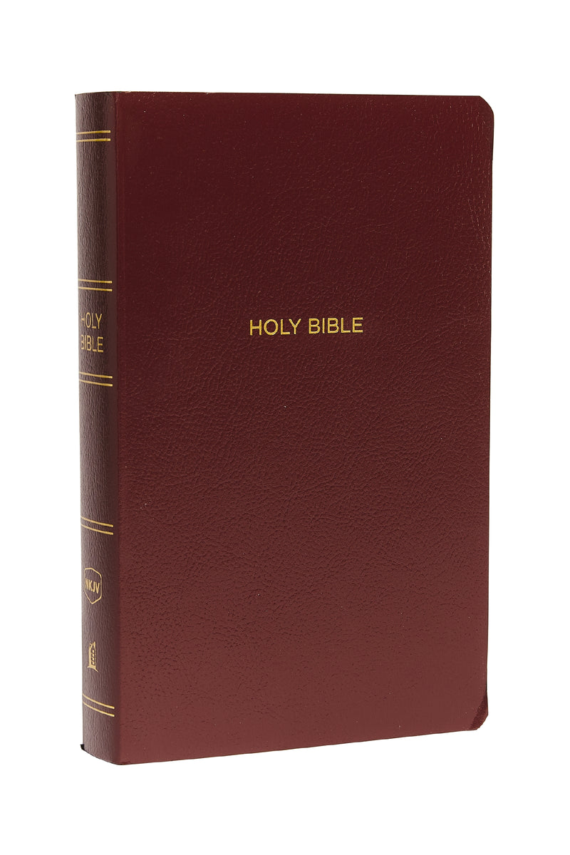 NKJV, Gift and Award Bible, Leather-Look, Burgundy, Red Letter, Comfort Print: Holy Bible, New King James Version
