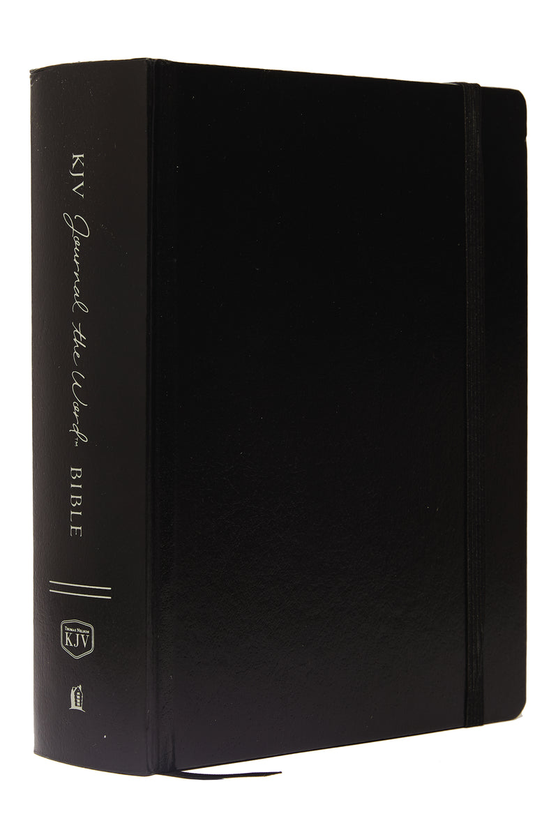 KJV Large Print Bible, Journal the Word, Reflect, Journal or Create Art Next to Your Favorite Verses (Black Hardcover, Red Letter, Comfort Print: King James Version, Holy Bible)