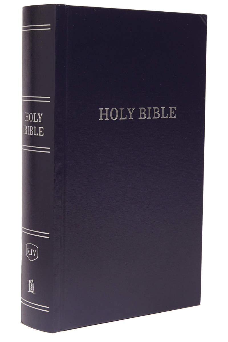 KJV, Pew Bible, Large Print, Hardcover, Blue, Red Letter, Comfort Print: Holy Bible, King James Version