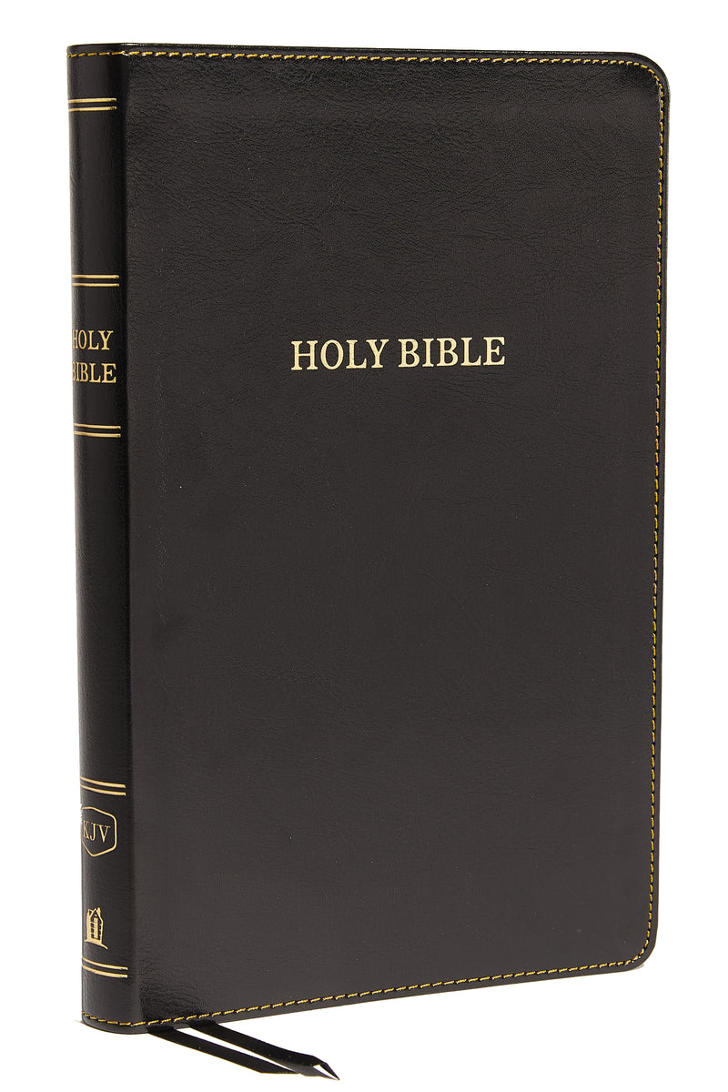 KJV Holy Bible: Thinline, Black Leathersoft, Red Letter, Comfort Print: King James Version: Holy Bible, King James Version
