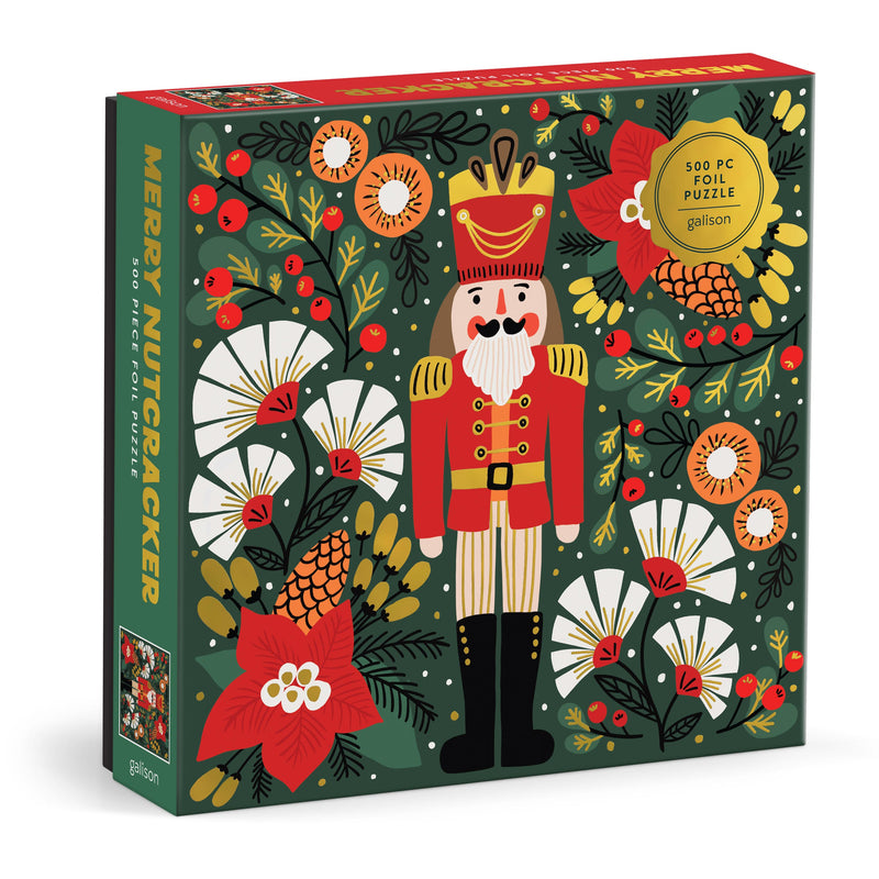 Merry Nutcracker 500 Piece Foil Puzzle