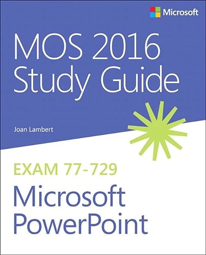 Mos 2016 Study Guide For Microsoft Powerpoint