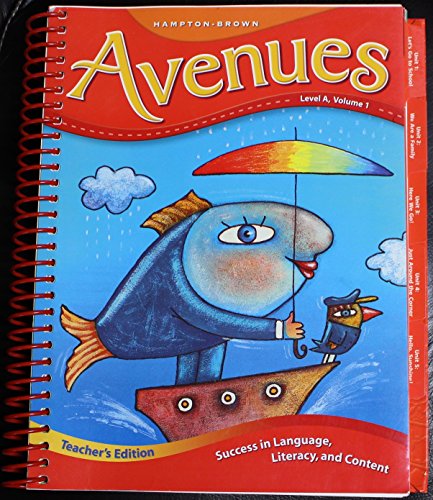 Avenues A: Teacher's Edition, Volume 1