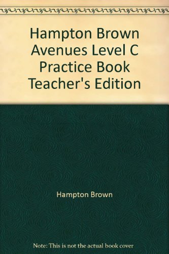 Avenues C: Practice Book Teachers Edition
