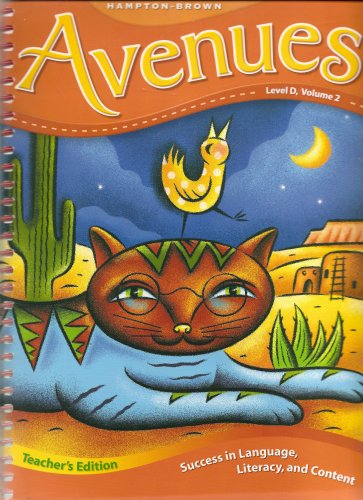 Avenues D: Teachers Edition, Volume 2