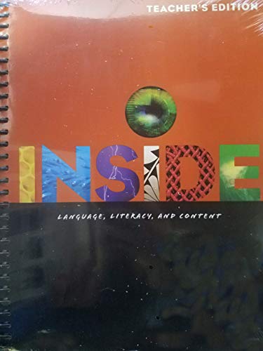 Inside B: Teacher's Edition + Language & Selection CDs (Inside, Legacy) Moore, David W; Short, Deborah J; Tatum, Alfred W; Tinajero, Josefina Villamil and Bernabei, Gretchen