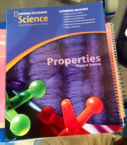 National Geographic Science 1-2 (Physical Science: Properties): Learning Masters