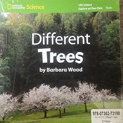 National Geographic Science K (Life Science: Plants): Explore on Your Own: Different Trees, 8-pack