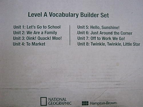 Reach A: Vocabulary Builders
