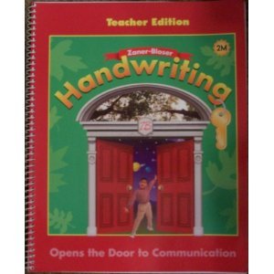 Zaner-Bloser Handwriting Teacher Edition 2M (Opens the Door to Communication) [Spiral-bound] ZB