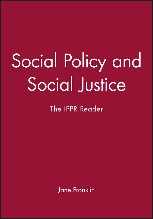 Social Policy and Social Justice