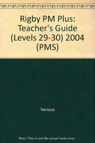 Rigby PM Plus Teacher's Guide Sapphire (Levels 29-30)