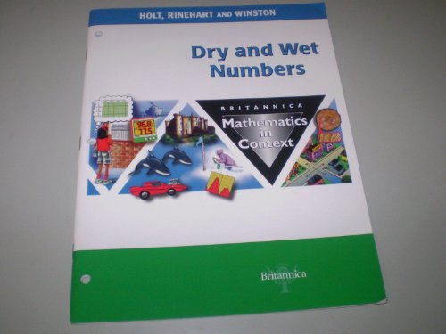 Dry and Wet Numbers, Teacher's Guide [Paperback] Rinehart