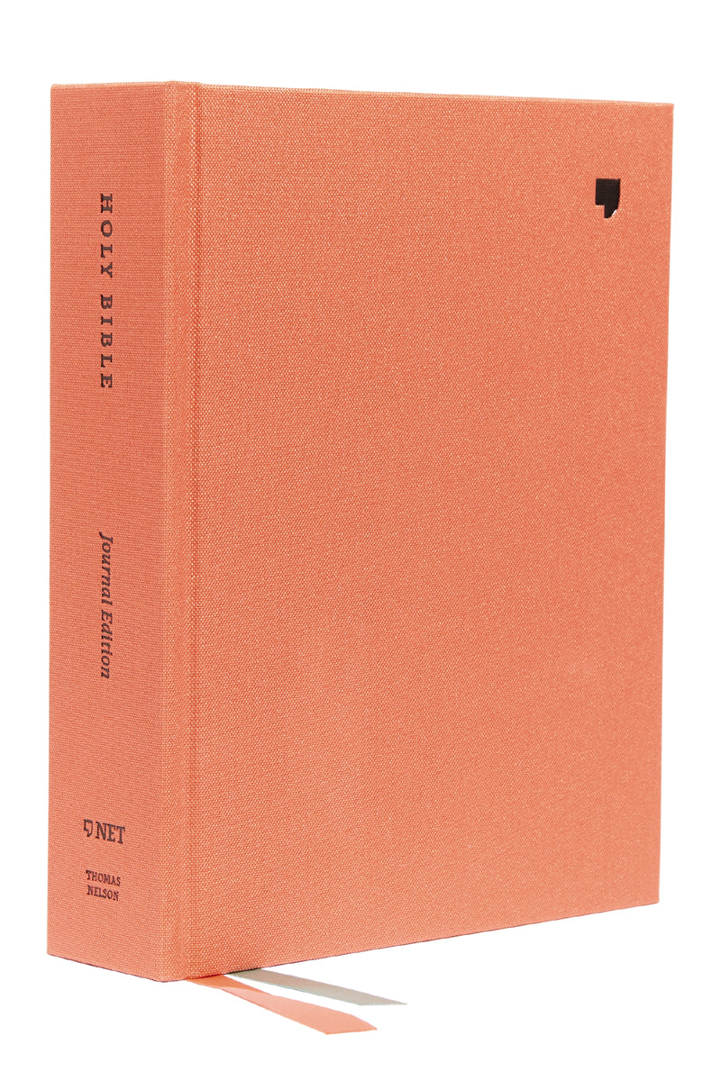 NET Bible, Journal Edition, Cloth over Board, Coral, Comfort Print