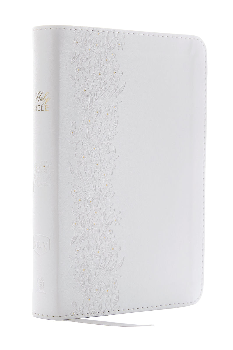 NKJV, Bride's Bible, Leathersoft, White, Red Letter, Comfort Print: Holy Bible, New King James Version