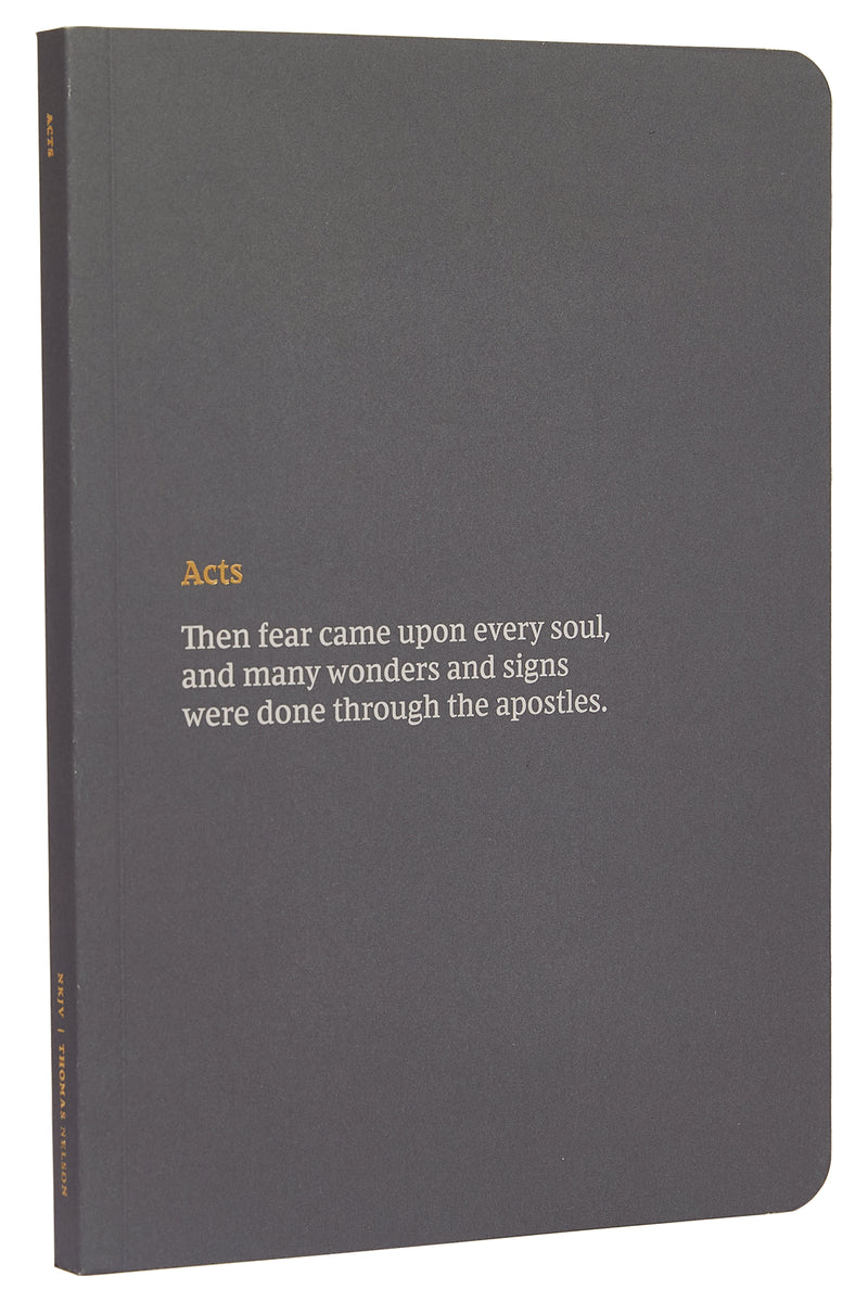 NKJV Bible Journal - Acts, Paperback, Comfort Print: Holy Bible, New King James Version