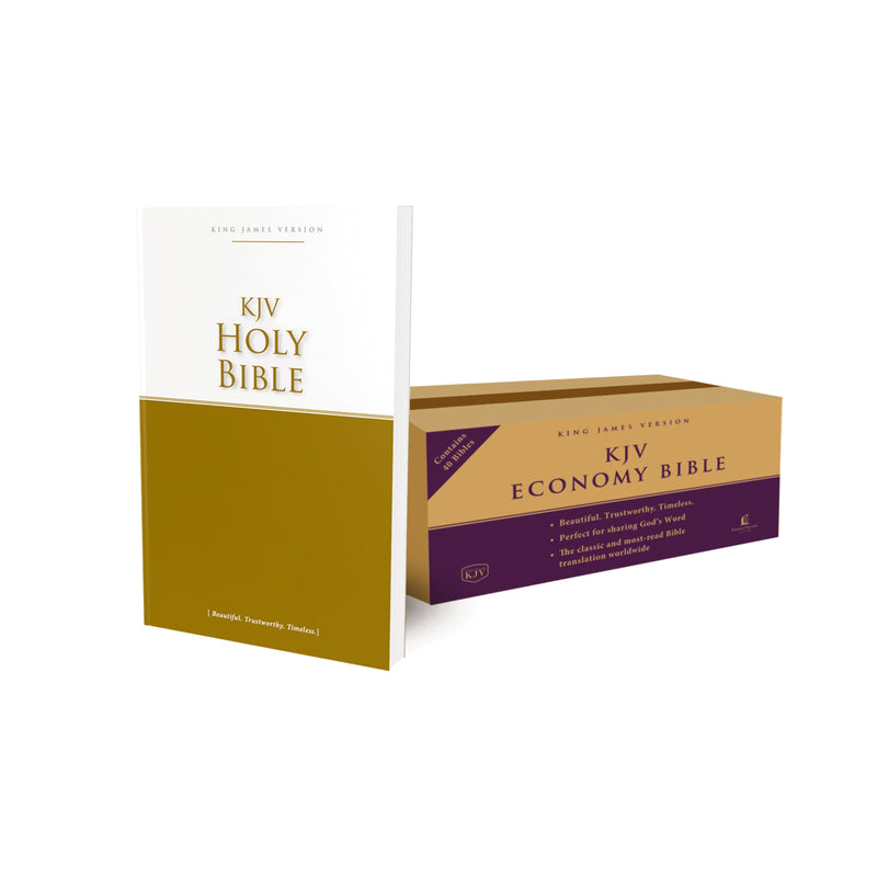 KJV Holy Bible: Economy Paperback, Case of 40: Beautiful. Trustworthy. Timeless: King James Version