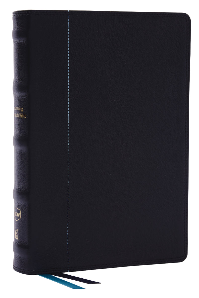 Encountering God Study Bible: Insights from Blackaby Ministries on Living Our Faith (NKJV, Black Genuine Leather, Red Letter, Comfort Print)