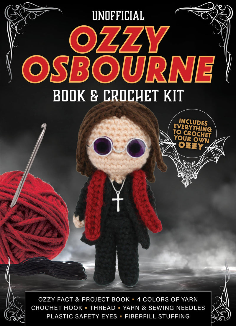 Unofficial Ozzy Osbourne Book and Crochet Kit