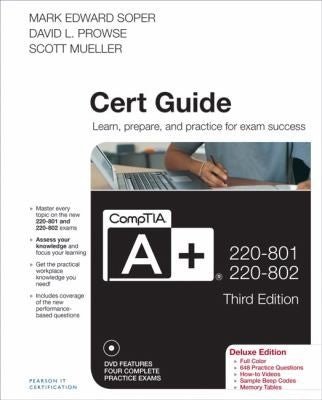 Comptia A+ 220 801 & 220 802 Cert Guide Deluxe Edition
