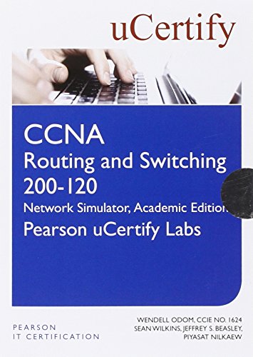 Ccna R&S 200 120 Network Simulator Academic Edition Pearson Ucertify Labs Student Access Card