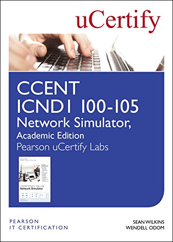 Ccent Icnd1 100 105 Network Simulator Pearson Ucertify Academic Edition Student Access Card
