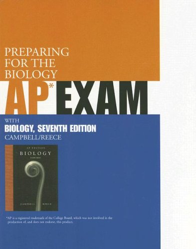Preparing For The Biology AP Exam: With Biology Campbell, Neil A. and Reece, Jane B.