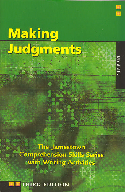Comprehension Skills Making Judgments Middle 2e