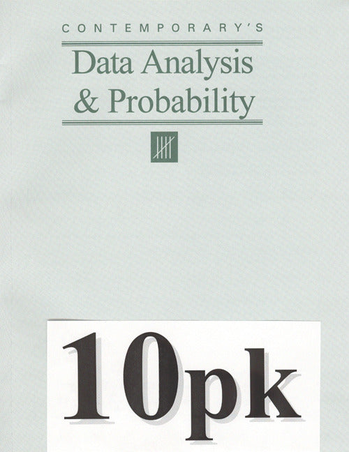 Math Exercises Data Analysis & Probability 10 Pack