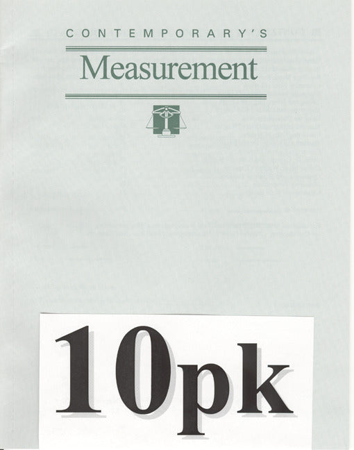 Math Exercises Measurement 10 Pack
