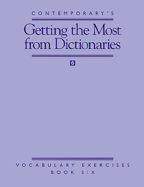 Vocabulary Exercises Getting The Most From Dictionaries 10 Pack